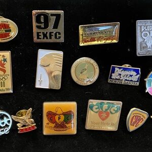Vintage Collectible Pin Set